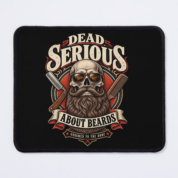 Item preview, Dead Serious About Beards Vintage Skull designed and sold by Artnankin.