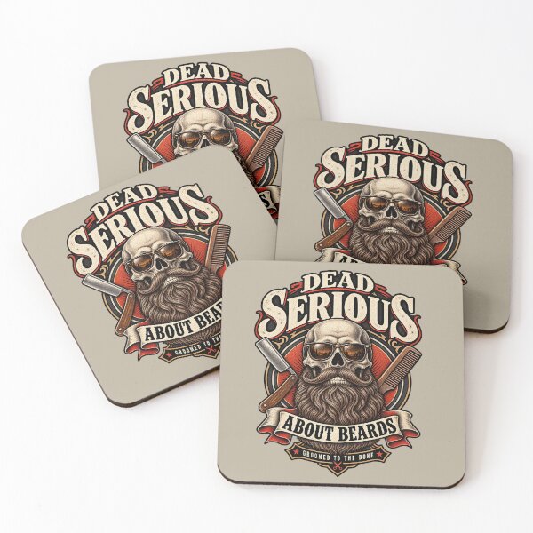 Item preview, Dead Serious About Beards Vintage Skull designed and sold by Artnankin.