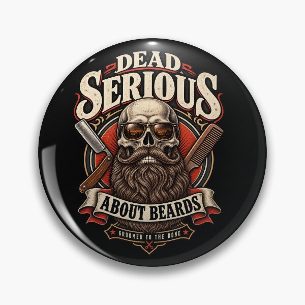Item preview, Dead Serious About Beards Vintage Skull designed and sold by Artnankin.