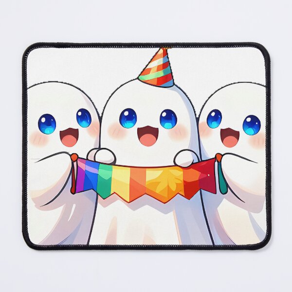Item preview, Cute Ghost Trio Boo Crew Celebration Icon designed and sold by pumsquare.