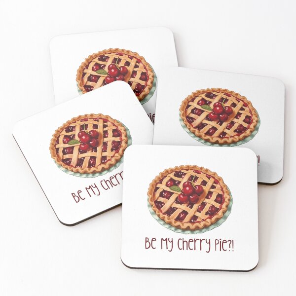 Item preview, Be My Cherry Pie?! (on White) designed and sold by PawsitiveMum3.