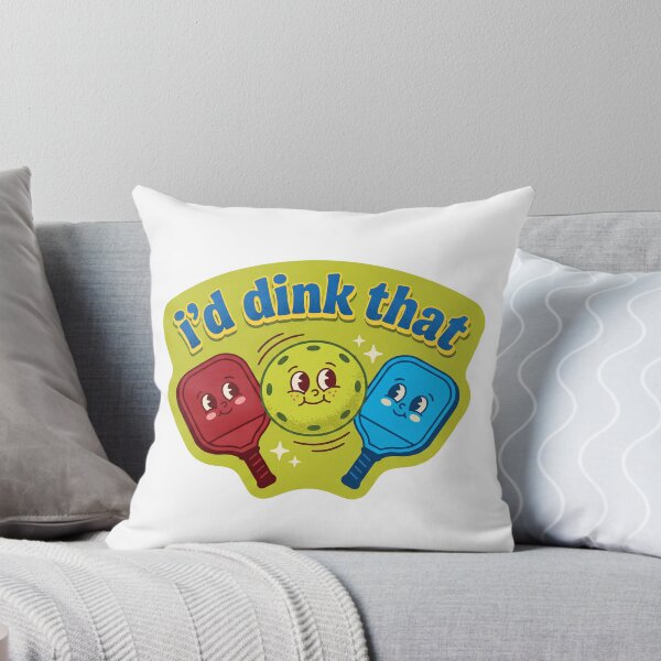 Item preview, Id Dink That Funny Retro Pickleball Pun Mascot designed and sold by randaper.