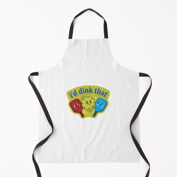 Item preview, Id Dink That Funny Retro Pickleball Pun Mascot designed and sold by randaper.