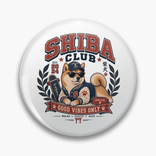 Item preview, Shiba Club – Collegiate Varsity Shiba Inu T-Shirt designed and sold by AnteesocialTees.