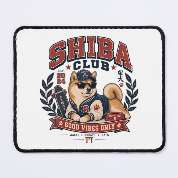 Item preview, Shiba Club – Collegiate Varsity Shiba Inu T-Shirt designed and sold by AnteesocialTees.