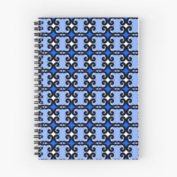 Item preview, Celestial Swirls – Blue and Black Geometric African Pattern designed and sold by Chamalion.