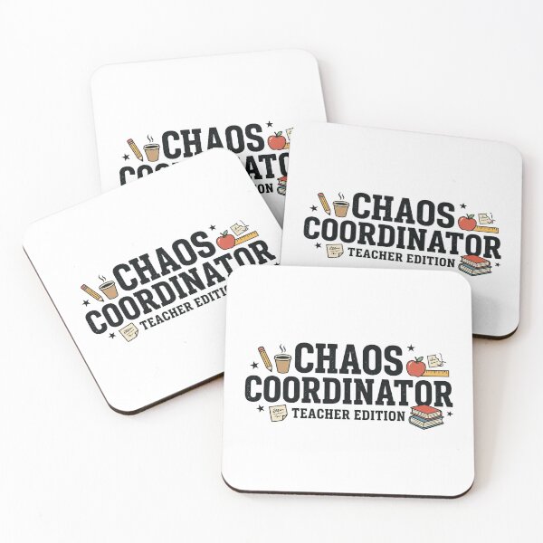 Item preview, Chaos Coordinator Teacher Edition – Funny Teacher Back to School Design designed and sold by Brain shot.