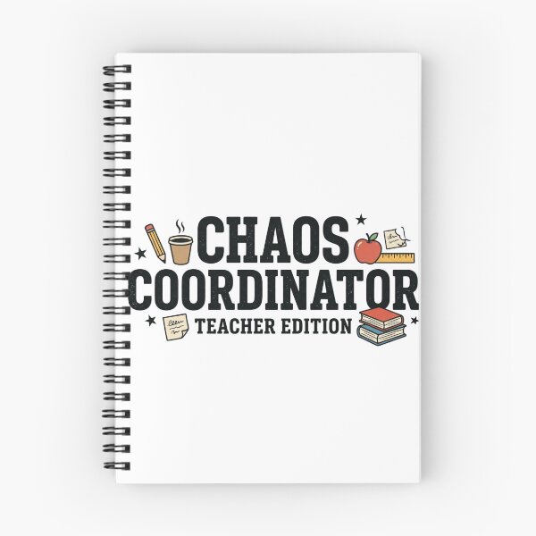 Item preview, Chaos Coordinator Teacher Edition – Funny Teacher Back to School Design designed and sold by Brain shot.