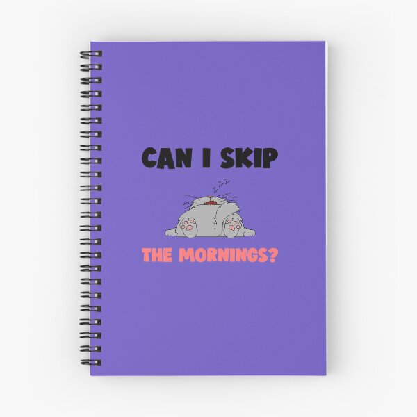 Item preview, Can I Skip The Mornings - Funny Sleeping Cat Introvert Humor designed and sold by chatzous.