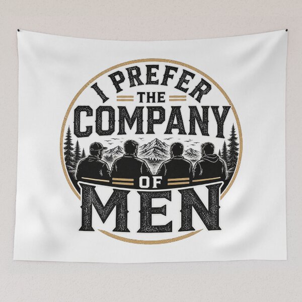 Item preview, I prefer the company of men designed and sold by Threadquarters.