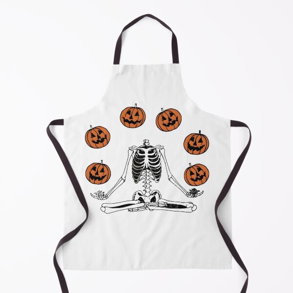Item preview, Halloween Yoga Skeleton Shirt, Meditating Skeleton Pumpkin Graphic Tee, Spooky Season Zen Halloween Gift designed and sold by Minranshop.