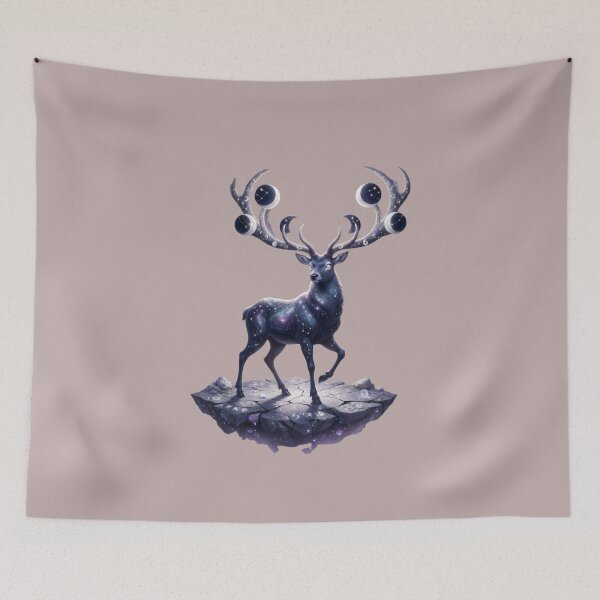 Item preview, Lunar eclipse deer designed and sold by design-rebell.