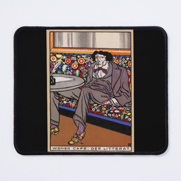 Item preview, Vintage postcard The Man of Letters (Wiener Café: Der Litterat), designed and sold by stevepaint.