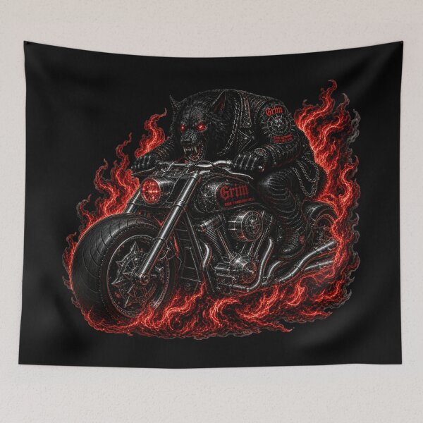 Item preview, Grim – Ride Through Hell designed and sold by FREENATION2026.