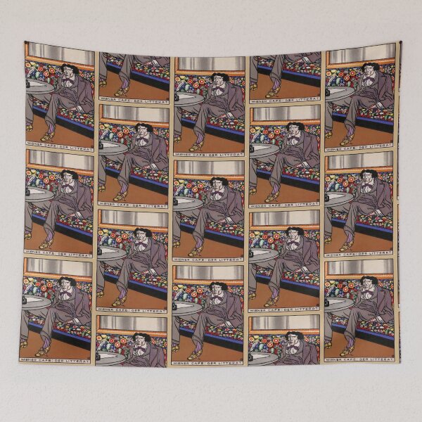 Item preview, Vintage postcard The Man of Letters (Wiener Café: Der Litterat), designed and sold by stevepaint.