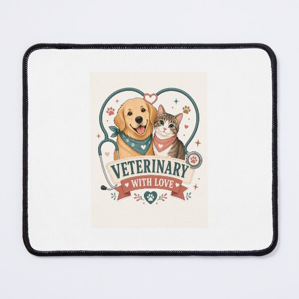 Item preview, Veterinary With Love – Dog and Cat designed and sold by VYROLLA.