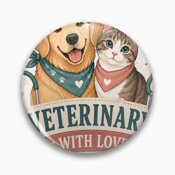 Item preview,     Veterinary With Love – Dog and Cat designed and sold by VYROLLA.