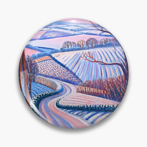 Item preview, Winter Landscape with Snowy Countryside Road designed and sold by GutyzDesignsES.