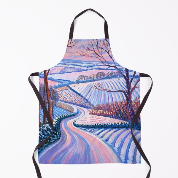 Item preview, Winter Landscape with Snowy Countryside Road designed and sold by GutyzDesignsES.