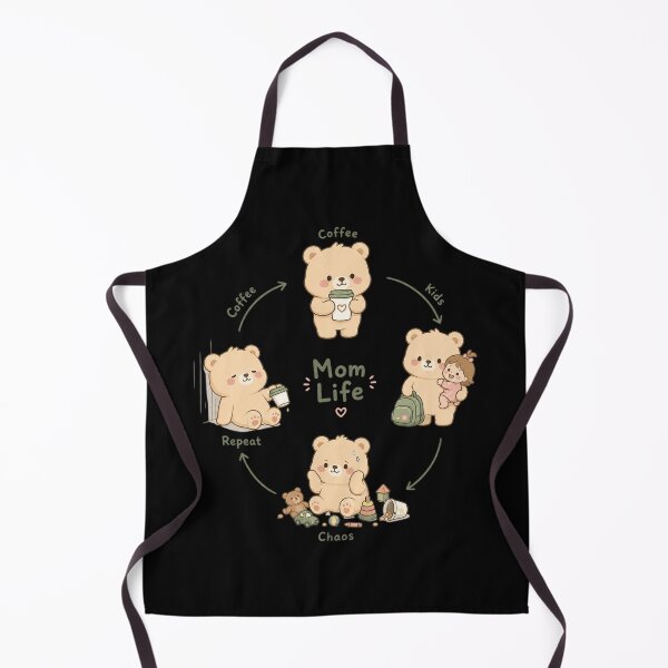 Item preview, Mom Life Loop Cycle Shirt | Cute Character Design designed and sold by MOCH- ART.