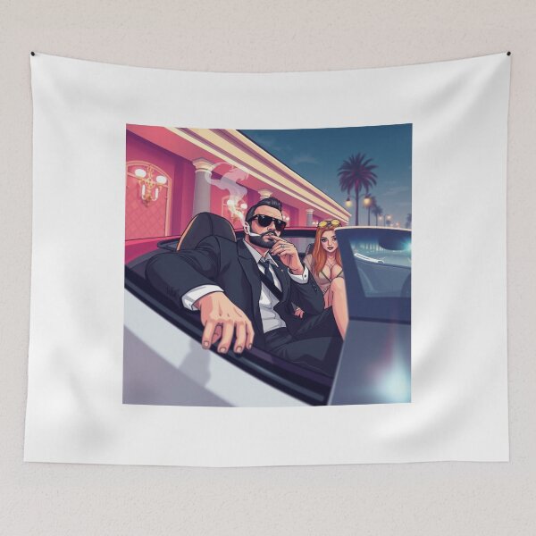 Item preview, Luxury Nightlife Cartoon Illustration designed and sold by Feyzbakhshkorea.