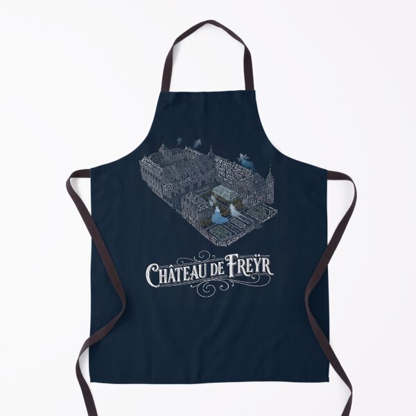 Aperçu de l'œuvre Château de Freyr, Belgique. Art typographique de la Dame en bleu fantôme. créée et vendue par naughty-raccoon.