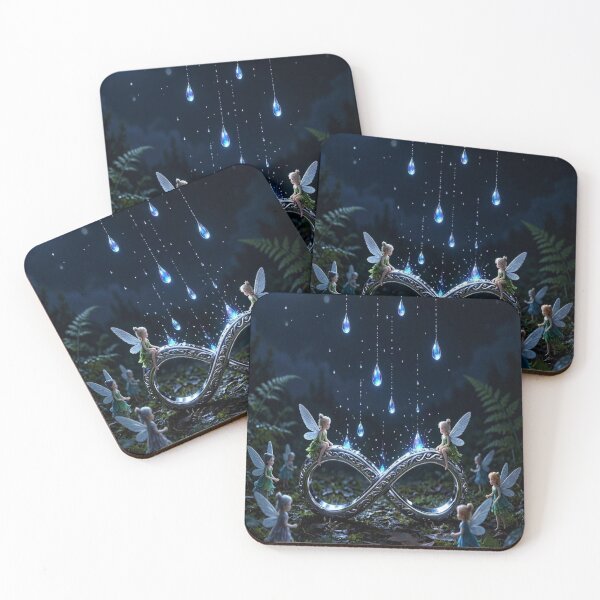 Item preview, Infinity Fairy Ritual - Magical Rain in Enchanted Forest designed and sold by Breezes-of-Ida.