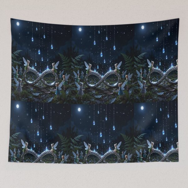 Item preview, Infinity Fairy Ritual - Magical Rain in Enchanted Forest designed and sold by Breezes-of-Ida.