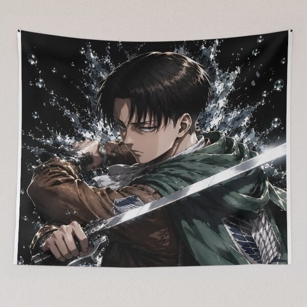 Item preview, Elite Sword Warrior – Dark Anime-Inspired Military Samurai Art designed and sold by Dyan4.