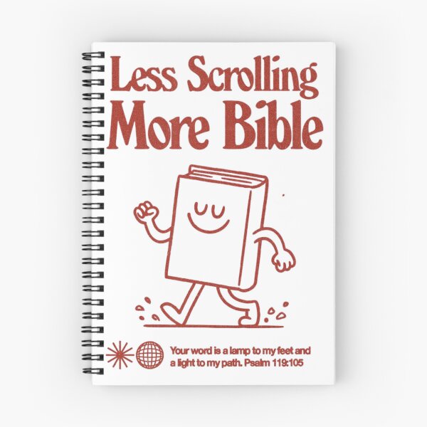 Item preview, Less Scrolling More Bible | Psalm 119:105 designed and sold by TheSilmarillion.