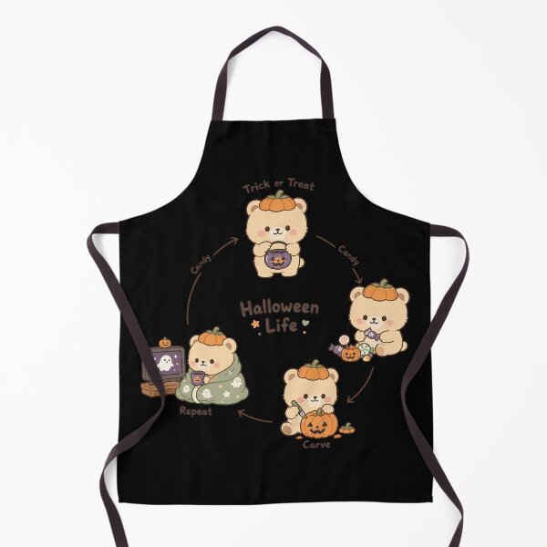 Item preview, Halloween Life Loop Cycle Shirt | Cute Character Design designed and sold by MOCH- ART.