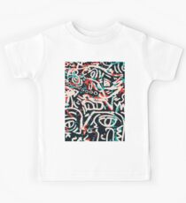 Street Art Graffiti Muster Tinte und Posca Kinder T-Shirt