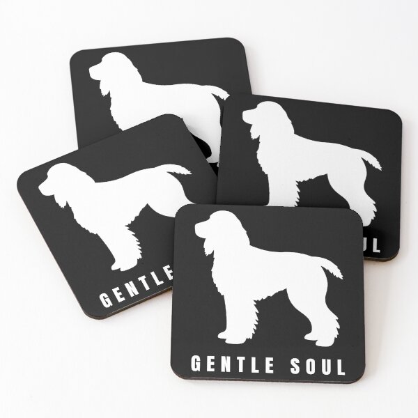 Item preview, Cocker Spaniel - Gentle Soul - White Edition | Minimalist Silhouette designed and sold by TailPrints.