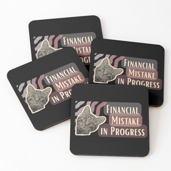 Item preview, Financial Mistake In Progress Cat designed and sold by monika-arthing.