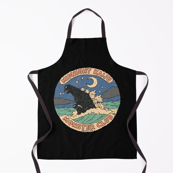 Item preview, Midnight kaiju Monster club retro vintage badge art - tokyo 1934 v3 designed and sold by kuwagatamushi.