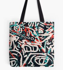 Street Art Graffiti Pattern Ink and Posca Tote Bag