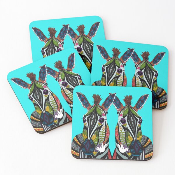Item preview, zebra love turquoise designed and sold by scrummy.