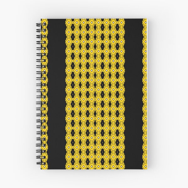 Item preview, Solar Columns – Yellow and Black African Geometric Pattern designed and sold by Chamalion.