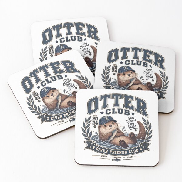 Item preview, Otter Club – Collegiate Varsity Otter T-Shirt designed and sold by AnteesocialTees.