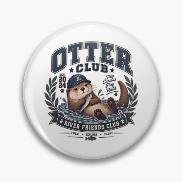Item preview, Otter Club – Collegiate Varsity Otter T-Shirt designed and sold by AnteesocialTees.