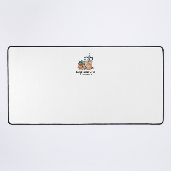 Item preview, Fueled by Iced Coffee and Homework Cute Student Sticker designed and sold by eihabo.
