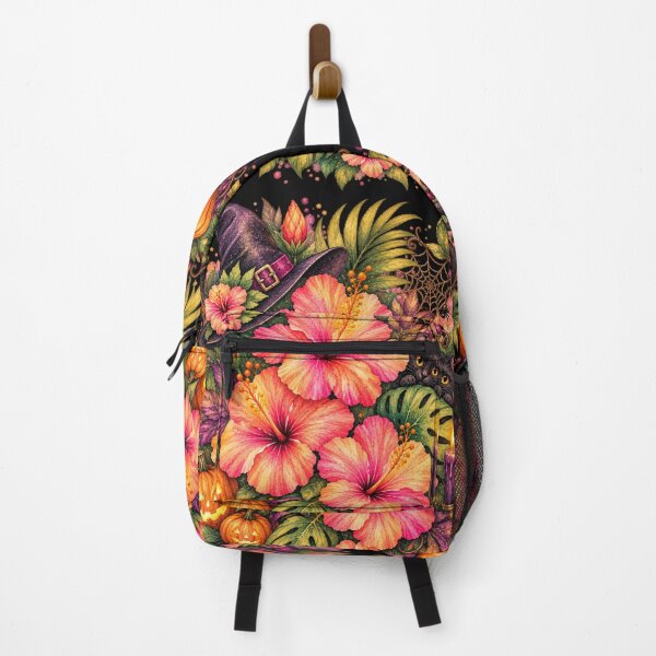 Item preview, Vintage Tropical Halloween Hibiscus | Retro Botanical Art designed and sold by IamNolmo.
