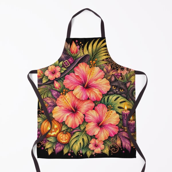 Item preview, Vintage Tropical Halloween Hibiscus | Retro Botanical Art designed and sold by IamNolmo.