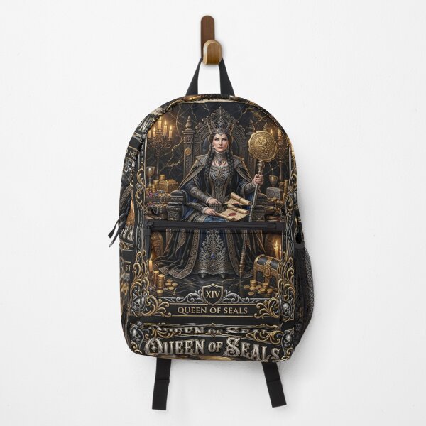 Item preview, Queen of Seals- tarot card designed and sold by Studio77-Gothic.