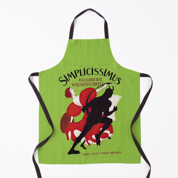 Item preview, The iconic vintage 1896 Art Nouveau advertising poster for Simplicissimus designed and sold by stevepaint.