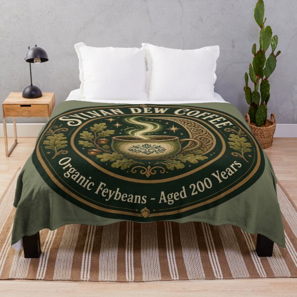 Item preview, Sylvan Dew Specialty Coffee - Elven Feywild DND RPG Meme designed and sold by Dice_Goblin_Studio.