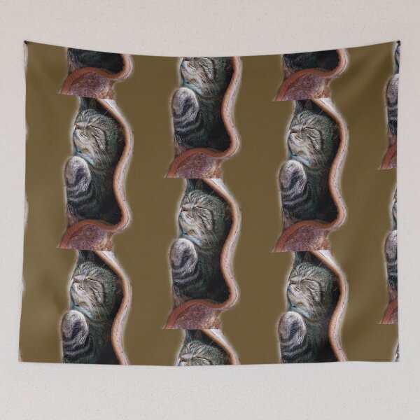 Item preview, Cat asleep under a blanket! designed and sold by Alan-David.
