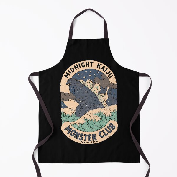 Item preview, Midnight kaiju Monster club retro vintage badge art - tokyo 1934 V6 designed and sold by kuwagatamushi.