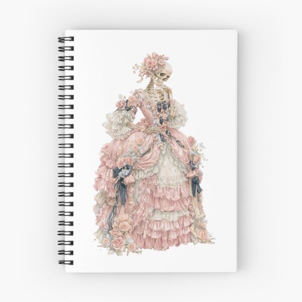 Item preview, Baroque Skeleton Lady Dress Roses Pastel Goth designed and sold by Mauswohn.