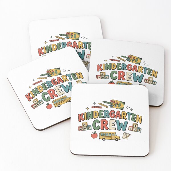 Item preview, Kindergarten Crew – Cute Retro Back to School Kids Design designed and sold by Brain shot.